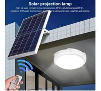 Lampe led solaire -Plafonnier solaire avec télécommande
