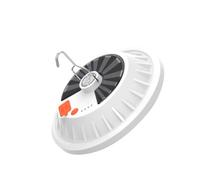 Lampe LED Solaire Suspendue Blanche 1200mah Abs Plastique pour Camping