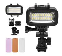 Lampe LED sous-marine, lampe de plongée, lampe vidéo sous-marine, lampe de plongée 40m, lampe de photographie sous-marine, lampe vidéo LED