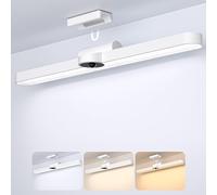 Lampe LED sous meuble de cuisine, éclairage d'armoire avec détecteur de mouvement, intensité variable, éclairage sous meuble de cuisine, 2000 mAh, batterie rechargeable par USB, lampe magnétique de 40