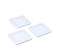 Lampe LED sous meuble éclairage de cuisine luminaire sous-face panneau, choix : lot de 3, température de couleur : blanc newtre