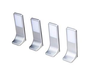 Lampe LED sous meuble éclairage de cuisine luminaire sous-face panneau, choix : lot de 3, température de couleur : blanc chaud