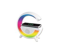 LIVOO Lampe LED COLORIA – station de charge et enceinte sans fil