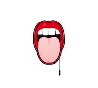 Mouth Applique Murale Bouche Lumineuse Néon H58cm Rouge