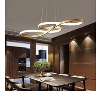 Lampe Led suspendue en forme d'îlot de cuisine moderne, luminaire décoratif d'intérieur, idéal pour un Bar, une Table à manger ou une salle à manger, à gradation à distance
