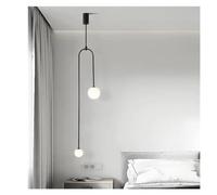 Lampe LED Suspendue en Laiton et Boule de Verre au Design Moderne, luminaire décoratif d'intérieur, idéal Compatible with Une à ., Un Restaurant, Un Bar, Un Salon ou Un Fond,éclairage au Plafond