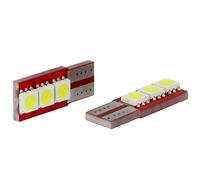Lampe LED T10 W5 W slim Canbus 3 SMD 5050 No polarita Blanc 12 V éclairage plaque d'immatriculation gardien no erreur