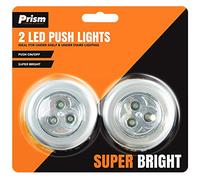 Lampe LED tactile à bouton pression et à pression auto-adhésive pour placards garages sous étagère Éclairage nocturne