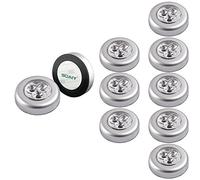 Lampe LED tactile à piles sans fil SOAIY®, Plastique, 10pcs/Set, none 10.00