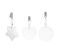 Lampe LED tactile rechargeable pour sac à main et fourre-tout, lampe porte-clés compacte blanche avec chaîne pour sac à dos, bagages, placard, organisation, tendance pour femmes et adolescentes (2)