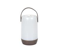 Lampe LED Tactile Sans Fil Blanche et Taupe avec Anse -