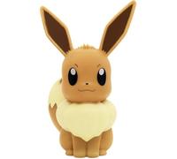 Teknofun - Licence Officiel Pokemon - Figurine Lumineuse Evoli 30 Cm - Sans Fil - Décore et Illumine - Inclus 2 Modes d'Eclairage - Marron et Crème - Pour Enfants, Collectionneurs - Dès 6 ans - 811242