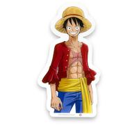Teknofun Lampe néon murale One Piece Luffy LED Rouge/Bleu/Jaune 40x1,5x22 cm 1 W