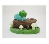 Teknofun Figurine lumineuse Bulbizarre USB‑C – Pokémon officiel – Vert/Marron/Blanc