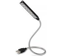 Lampe USB Ordinateur flexible 8 LED - Daffodil ULT05 - Branchement sur port USB pour éclairer Clavier, Écran, Bureau - Noir