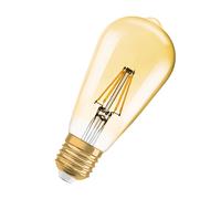 Osram Ampoule LED à filament Vintage 1906 verre doré E27 725 lm blanc chaud dimmable (remplace 55W)