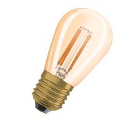 Osram Ampoule LED Vintage 1906 dorée 4,8 W 360 lm E27 dimmable Ø45 mm filament droit 15 000 h