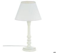 Lampe ""Leo"" blanc H36cm - Atmosphera createur d'interieur