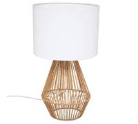Atmosphera - Lampe Lila - coton et métal - H40 cm
