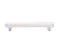 Lampe linéaire à filament LED 3 W / 35 W transparente, 2 culots S14s, taille de 30 cm, Ra > 90, blanc chaud 2 200 K