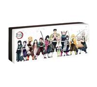 Demon Slayer Lampe Logo Officiellement Licenciée, Lampe de Bureau Murale ou Autonome Kimetsu No Yaiba, Cadeau pour Amateurs d'Anime