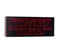 Lampe Logo Stranger Things - Marchandise Officielle Netflix, Montage Murale ou Autonome avec 2 Modes de Lumière, Fonctionne sur Piles ou USB