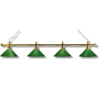 Lampe London 4 abat-jours, laiton/vert