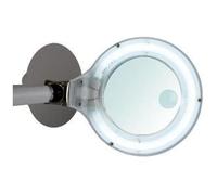 Velleman Lampe-loupe, Lampe économique Ronde de 12 W, dioptrie 3 + 12, idéale pour Travail de précision, Blanche