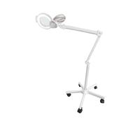 Physa Lampe-Loupe Sur Pied LED Éclairante Esthétique Professionnelle Avec Loupe PHY-6ML-2 (10 W, 72 LED, Flux Lumineux De 820 lm, Réfringence De 5 δ, Hauteur Réglable)