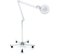 lampe loupe 8X dioptries Cosmétique Loupe à lumière froide Dimmable Swivel Arm Lentille en verre taubkappe Beauty Salon SPA Magnifying Lamp avec trépied