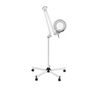 Lampe Loupe 8X/Lampe De Travail, avec 120 Perles LED Et Lentille en Verre De 127 Mm, Convient pour CosméTique, Les Bricoleurs, Aide à La Lecture Lampe Grossissante, 8 Dioptries Vert (2.3M)