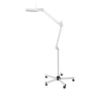 Lampe Loupe 8X, Loupe avec Lumière, Loupe Lumineuse A Bras Pivotant Ajustable, Il Convient Aux Esthéticiennes, Aux Brodeuses, pour La Lecture, La Réparation Et Les Travaux Manuels (Loupe 5X)