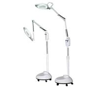 Lampe Loupe à Luminosité Réglable avec Rouleau, Lumière D'examen Dentaire, Lampe D'examen Chirurgical, Lampe D'examen Médical, pour Soins du Visage, Esthéticiennes de Cils