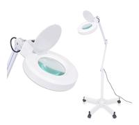 Lampe Loupe à Pied Lumière Eclairage Salon de Cosmétique Pédicure vidaXL