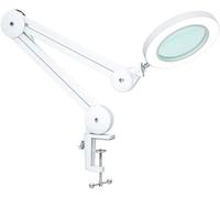 Lampe loupe, avec lentille en verre 105 mm 5 dioptries, lumières à intensité variable en mode 3 couleurs 16 watts blanc