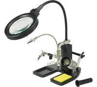Lampe-loupe avec troisième main 826054 Toolcraft