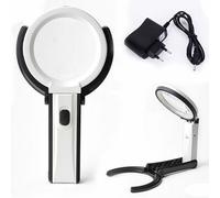 Lampe Loupe De Table Avec Lumière 10 LED Portable 120 MM À 28 MM