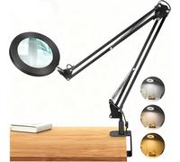 Lampe Loupe, Lampe de Bureau avec Loupe 10X et LED pour Artisanat