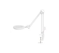 Lampe Loupe LED 6W 700lm 6500K Grossissante avec Pince de Fixation Blanc