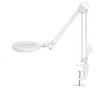 Lampe Loupe LED 6W 700lm 6500K Grossissante avec Pince de Fixation Nedis Blanc Blanc G