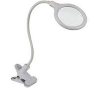 LAMPE-LOUPE LED AVEC PINCE - 5 DIOPTRES - 6 W - 30 LEDs - BLANC