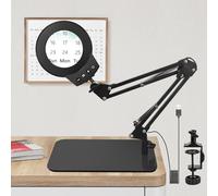 Lampe Loupe LED de Travail et Cosmétique - Aide à la Lecture et au Bricolage - Loupe Grossissante Pratique