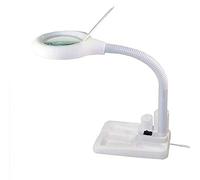 Lampe loupe LED, loupe à Main lumière du Jour 5X 10x et Lampe de Table et de Bureau, loupe éclairée Portable réglable pour la Lecture, la réparation, l'artisanat, la Couture, Le Chasseur de