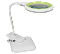 Lampe-loupe McShine - USB - 36 LED - Loupe en verre véritable - Pince et support de fixation