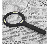 Lampe Loupe, Objectif Zoom 3X Portable avec 3LED pour la Lecture Nocturne, Basse Vision, Personnes âgées