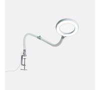 Daylight Lampe loupe Portable Omega 3.5 avec LED lumière du Jour 6000 K, grossissement 2,25x, 4 Niveaux de luminosité, Bras Flexible en Silicone, Sac Inclus