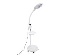 Lampe Loupe sur Pied 16X LED Lampadaire Esthétique Professionnelle pour Esthéticiennes Réglable Lampe d'éclairage de Protection des Yeux pour Travail, Tatouage, Salon de Beauté