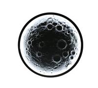 LAMPE - LUMIÈRE DE TEXTRE LUNAR, CONCEPTION DE LA LUNE ROSSED | Éclair intérieur de voiture ambiant rechargeable pour une lueur chaude pendant la conduite de nuit, des lumières décoratives confo