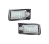 Lampe Lumière Plaque D'immatriculation Pour A3 Pour S3 Pour 8P Pour A4 Pour S4 Pour B6 Pour B7 Pour A6 Pour C6 Pour S6 Pour A8 2PCS Feu Plaque D'immatriculation Arrière À LED Pour Voiture