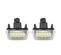 Lampe Lumière Plaque D'immatriculation Pour Yaris Pour Vitz Pour Camry Pour Corolla Pour Prius Pour C Pour Ractis 1/2PCS Canbus Blanc Voiture LED Plaque D'immatriculation OEM(2pcs)